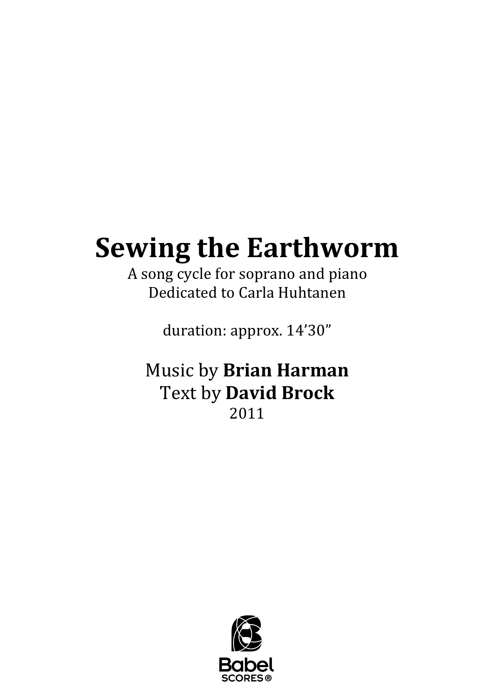 Sewing the Earthworm A4 z